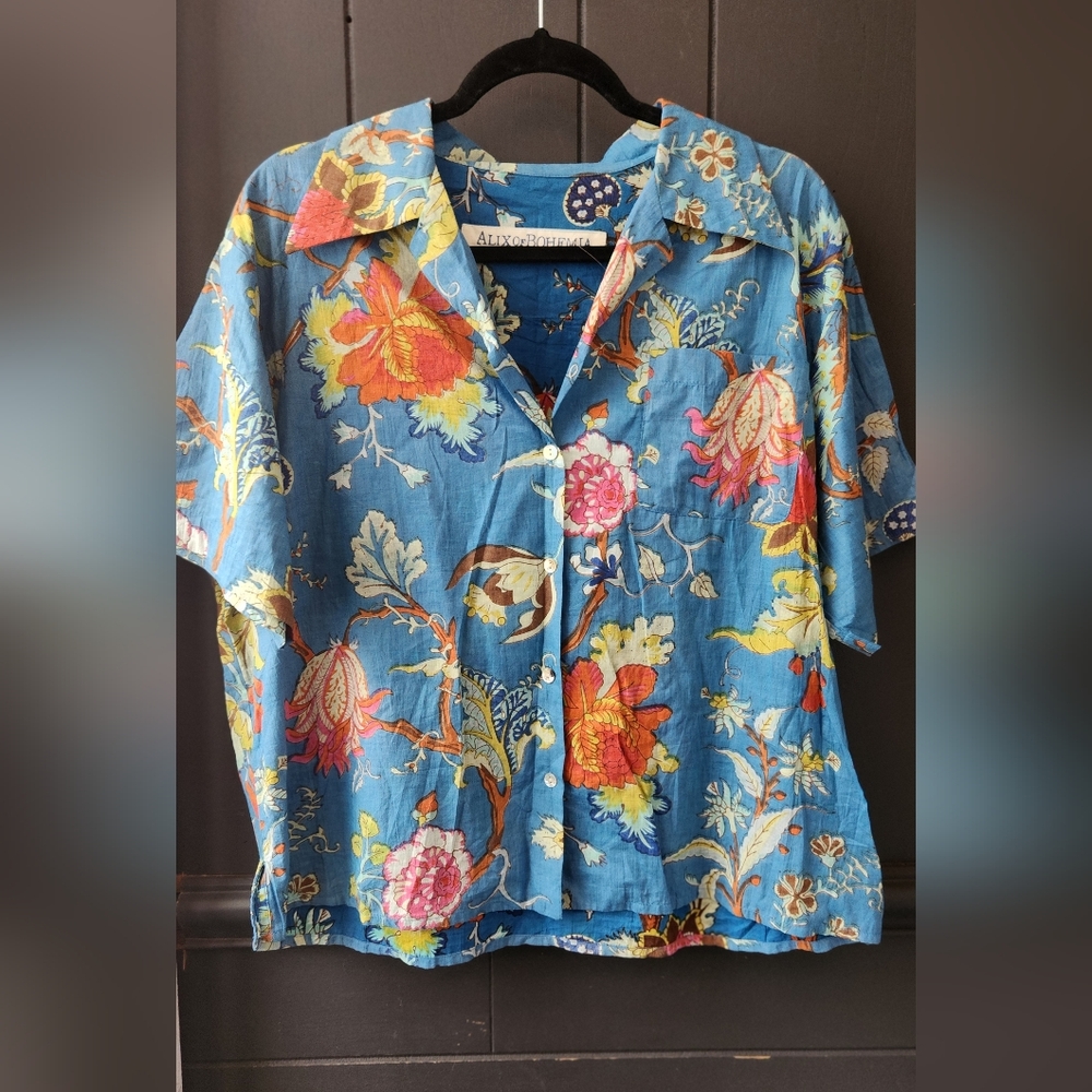 Alix of Bohemia Cotton floral Top